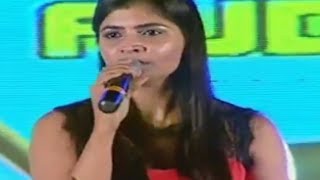 Vaddantune Song Live performance by Singer Chinmayi  Run Raja Run Audio Launch  Sharwanand [upl. by Laeira]