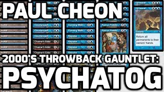 Channel Cheon  2000s Throwback Gauntlet Psychatog Deck Tech amp Match 1 [upl. by Llacam]