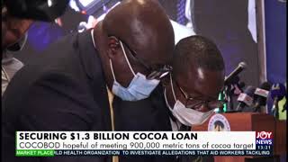 COCOBOD hopeful of meeting 900000 metric tons of cocoa target  The Market Place 30920 [upl. by Liag]