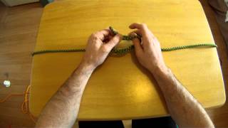 Climbing 101  How To Tie the Square Knot Tutorial  Rock Climbing [upl. by Yelak489]