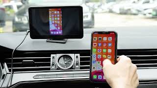 How to Install OHREX Carplay Android Auto Wireless Portable Car Stereo [upl. by Nagol]