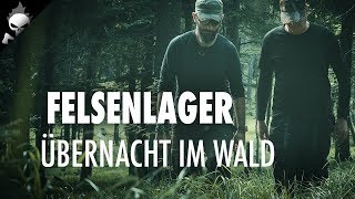 Übernachtung im Wald Felsenlager im Bayrischen Wald – Wandern Trekking Bushcraft im Naturpark [upl. by Are]