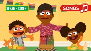 Sesame Street Celebrate Kwanzaa Song Learn the 7 Principles of Kwanzaa [upl. by Auohc]