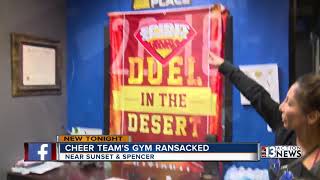 Burglars strike Las Vegas cheer leading gym during competition [upl. by Anomor]