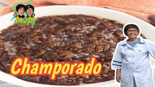 CHAMPORADO PANLASANG PINOY  CHAMPORADO SIMPLE RECIPE  HOW TO COOK CHAMPORADO  MampM FOODS TV [upl. by Hanan]