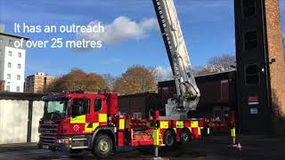 Hertfordshires new 45m Aerial Ladder Platform [upl. by Selassie]