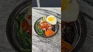 BIBIMBAP cooking bibimbap bibimbab korean koreanfood recipe [upl. by Alaek]