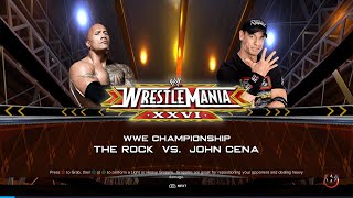 JOHN CENA VS THE ROCK WORLD HEAVY WEIGHT CHAMPIONSHIP MATCH WWE2K23 PC GAMEPLAY [upl. by Donelle]