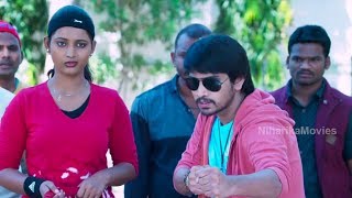 Raj Tarun Traps Jogger and Kidnaps Her Dog  2017 Telugu Movie Scene  Niharika Movies [upl. by Enirehtac423]