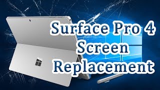 Surface Pro 4 1724  Screen Replacement Start to Finish [upl. by Firahs]