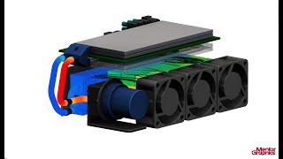 易富迪科技 EFD Corp 如何輸出 Flotherm XT 計算結果至 Paraview 及 Blender [upl. by Ilamad]