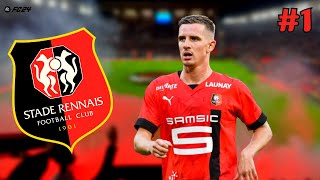 EA FC 24 ・CARRIERE STADE RENNAIS  LES ROUGE ET NOIR  1 [upl. by Ahtnicaj]