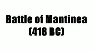 Battle of Mantinea 418 BC [upl. by Padriac]