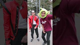 LARIN BAILANDO CON MICHAEL JACKSON comedia [upl. by Verdie320]