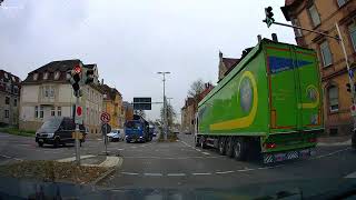 Driving in Ludwigsburg Germany [upl. by Anirrok]