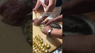 This pasta shape is so fun to make pasta homemadepasta freshpasta [upl. by Nhguaval]