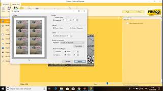 Etiqueta pimaco Alinhamento resolvido impressão centralizada [upl. by Hsima508]