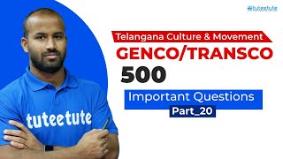 GENCO TRANSCO 500 Telangana Questions With Explanations Part20  tsgenco tstransco genco [upl. by Uphemia703]