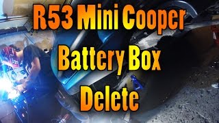 How to Delete Battery BoxStraight Pipe R53 Mini Cooper S [upl. by Norraj]