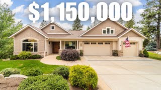 Inside A 115 MILLION Spokane Valley Washington Home Luxury Listing in Spokane WASpokane WA Suburb [upl. by Yeldnarb]