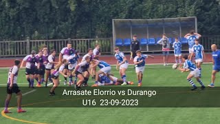 Arrasate Elorrio vs Durango U16 23092023 [upl. by Mazonson]