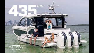 Galeon 435 GTO walkthrough by David Inglis [upl. by Aicilehp]