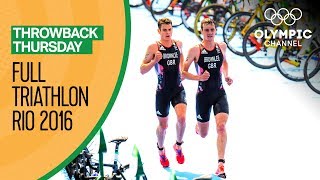 FULL Mens Triathlon  Rio 2016 Replay  Throwback Thursday [upl. by Imotas730]