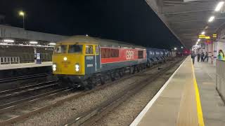 GBRf 69004 amp 69009 depart Tonbridge working 3W01 RHTT  111024 [upl. by Ahmad]