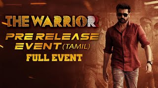 The Warriorr Pre Release Event Tamil  LIVE  Ram Pothineni Aadhi Krithi Shetty Lingusamy DSP [upl. by Zulaledairam]