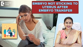 IVF  Why Embryos DONT STICK to Uterus After EMBRYO TRANSFER   Dr Sneha Shetty  Doctors Circle [upl. by Nanis]