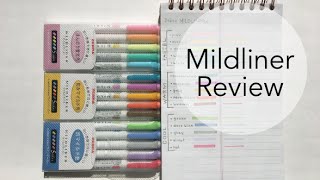 Mildliner Highlighter Review With Swatches [upl. by Esahc]