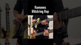 Ramones  Blitzkrieg Bop Guitar and Bass Cover shorts [upl. by Tterraj647]