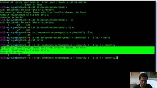 Shell tutorial part 15 combining pipelining and inputoutput redirection [upl. by Oderfodog791]