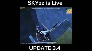 Update 34 by skyzz is live skyzzislive pubgmobile bgmi [upl. by Nogras]