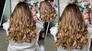 mechas balayage a MANO ALZADA rubio Caramelo by RICARDOLUENGOPELUKEROS paso a paso [upl. by Ailedua]