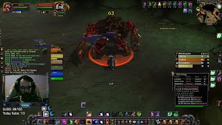 TANKING WC with OnlyFangs Full Run lvl 20  HARDCORE Classic Feral Druid [upl. by Retsel191]