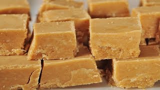 Peanut Butter Fudge Recipe Demonstration  Joyofbakingcom [upl. by Claud]