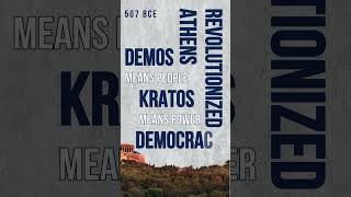 ORIGINS OF FORMAL DEMOCRACY history facts democracy [upl. by Tate]