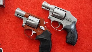 Taurus 856 UltraLite vs SampW Model 642 JFrame [upl. by Aslin]