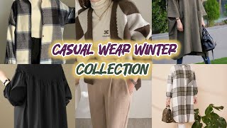 Beautiful Korean dresses for Muslims  Modest wear winter collection  winter wear collection [upl. by Yalahs]