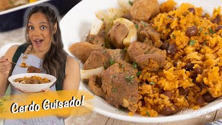 Affordable Dinner Ideas Carne de Cerdo Guisado Dominican Style [upl. by Assila]