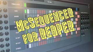 This feels so familiar – McSequencer Step Sequencer script for REAPER [upl. by Neliak]