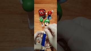 Mario Luigi Pez Candy Dispenser🍬 lifehacksASMR Toys howto asmr toys supermario mario shorts [upl. by Acsisnarf569]