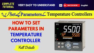 How To Set Parameters in Temperature Controller  Parameters in Yokogawa UT55A  Facilitators Plus [upl. by Eanod]