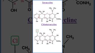 8 Tetracyclines  Structures of TC  Antibiotics  Medicinal Chemistry  Shorts  prema ananadan [upl. by Yenroc139]