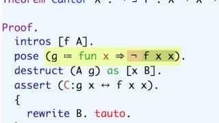 Cantors Theorem in Coq [upl. by Enobe964]