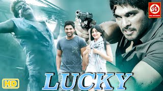 Allu Arjun Mega Blockbuster Action Full Movie  South Hindi Dubbed  Main Hoon Lucky The Racer [upl. by Azeel]