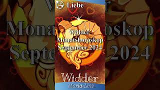 Widder LIEBE ❤️ Horoskop September 2024 [upl. by Neelyad]