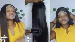 How to Perfectly Straighten a Long Wig Easy AtHome Tutorial for Silky Results [upl. by Kciv]