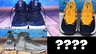 Kyrie 4 Dame 4 oder Curry 4 Der beste Basketballschuh für Pointguards [upl. by Tadeo]